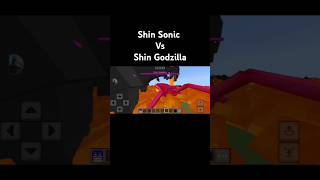 Shin Sonic Vs Shin Godzilla minecraft [upl. by Treblih]