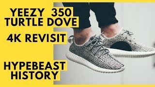 Yeezy Boost 350 Turtle Dove History Unboxing Review On Feet and Sizing and Fit [upl. by Asi]