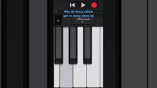 iPhone “Xylophone” Ringtone on Piano GarageBand idontknowwhattoputhere [upl. by Denna]