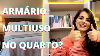 ARMÁRIO MULTIUSO para o QUARTO  Veja Como ficou  Gilciane Dutra [upl. by Akinat405]