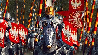 MONGOLS vs Knights of all Europe 18000 units  Medieval Cinematic Battle [upl. by Notnirt]