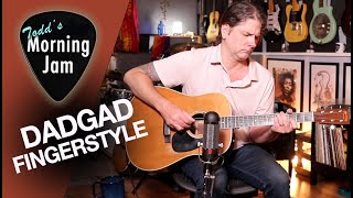 Morning Jam 487  Fingerstyle on Martin D35 with DADGAD Tuning [upl. by Tegdig]