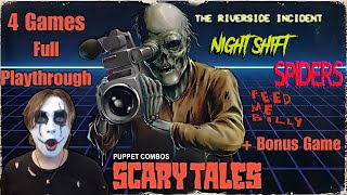 Halloween Extravaganza  Puppet Combos Scary Tales Vol 1  Bonus Game  Art Plays [upl. by Candida]