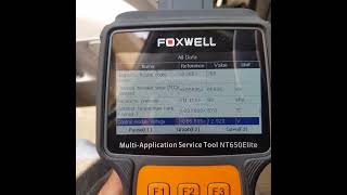 Foxwell nt650 elite live data test [upl. by Dagley]