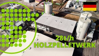 28th Holzpelletierung  Neues Werk in Deutschland [upl. by Odelia67]