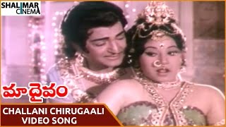 Maa Daivam Movie  Challani Chirugaali Video Song  NTR Jayachitra  Shalimarcinema [upl. by Asiuqram256]