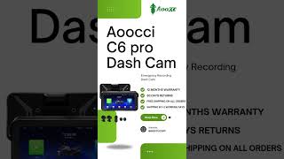 Aoocci C6 PRO  Motorcycle dash cam  Emergency Recording  Front amp Rear Camera  GPS [upl. by Mundt]