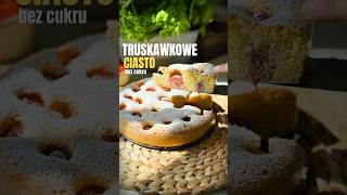 🍓CIASTO BEZ CUKRU😋 ciasto truskawki ketoprzepisy bezcukru bezglutenu shorts ketoprzepisy [upl. by Urquhart]