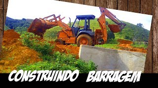 Retroescavadeira Case 580L Construindo Barragem  DieselChannel [upl. by Egarton]