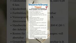 Speichere dieses Video für deine Steuern ab✅steuererklärung mehrgeld steuernsparen finanzen [upl. by Flosi]