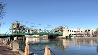 Joliet Illinois bridge goes up [upl. by Louis]