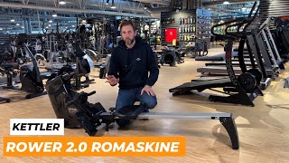 Kettler Rower 20 Romaskine  Fitnessshoppendk [upl. by Marney878]