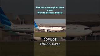 Garuda Indonesia pilot salary [upl. by Riha]