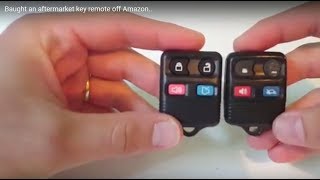 Review  Keyless2Go Aftermarket Replacement Key Remote From Amazon [upl. by Leugimesoj]