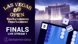 Day 6 Stream 1 FINALS Las Vegas Open Backgammon Tournament [upl. by Kaile179]