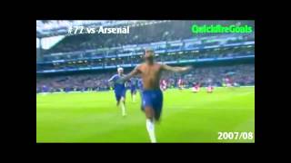 Didier Drogbas all goals against Arsenal [upl. by Iharas]