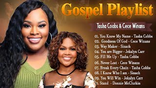 Gospel Playlist 2024 🎶 Old School Gospel Songs Black 🎶 Gospel Singers Cece Winans Tasha Cobbs [upl. by Oletta]