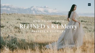 Lightroom Edit of a stunning editorial by KT Merry  REFINED Co [upl. by Rayna]