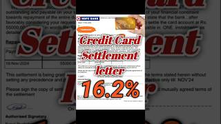 HDFC Bank credit card settlement letter 16 keshavkumar creditcardsettlement loansettelment [upl. by Assiralk440]