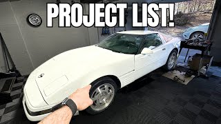 CHEAPEST CORVETTE C4 LIST OF IMPROVEMENTS This thing needs a lot of stuff [upl. by Lorelei365]