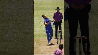 Nandre Burger Wonderful bowling action shorts cricket sports [upl. by Hachmann]