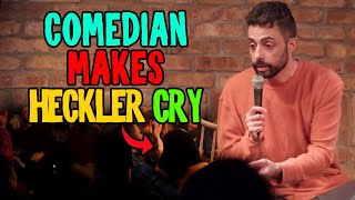 COMEDIAN MAKES HECKLER CRY [upl. by Yemiaj]