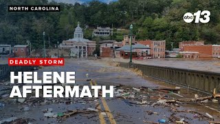 North Carolina flooding deaths confirmed Helene aftermath amp recovery in Asheville [upl. by Nitsugua893]