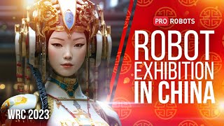 WRC 2023  Chinas largest robot exhibition  Robots and technologies at the exhibition in China [upl. by Malloch]