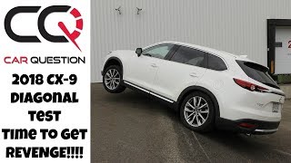 2018 Mazda Cx9 IAWD Diagonal test  The REVENGE  Review part 44 [upl. by Bachman]