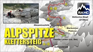 AlpspitzFerrata  Deutschlands beliebtester AnfängerKlettersteig K2B [upl. by Ryter]