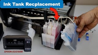 Epson ET 2720 Ink Tank Replacement amp Cleaning [upl. by Ekim25]