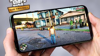 GTA San Andreas Remaster For Android  GTA Trilogy Android Gameplay 😍 [upl. by Silvanus]