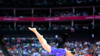 Deng Linlin Wins Beam Gold medal 2012 London Olympics [upl. by Mabel]