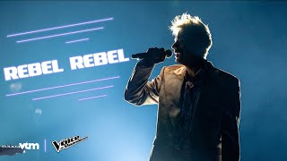 Jan Paternoster amp Xerxes  Rebel Rebel  Halve finale  The Voice van Vlaanderen  VTM [upl. by Jea]