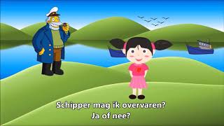 Schipper mag ik overvaren met tekst  Kinderliedjes van vroeger met lyrics [upl. by Nemra]