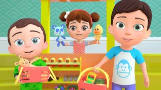 Shopping Song  Kids Selling Candies and Toys  Nap Time Song more Nursery Rhymes amp Kids Songs [upl. by Luoar]