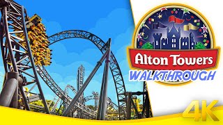 Alton Towers Family Rides  FULL TOUR 4K [upl. by Yssis]