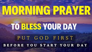 GOD FIRST  The Most Powerful Way to Start Your Day Blessed and Full of Positivity [upl. by Vas]