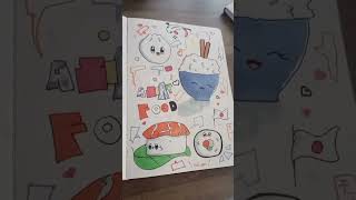 découvrez ma nouvelle video recement sorti sur ma chaine✨✨ art drawing asiat food trend [upl. by Gnod]