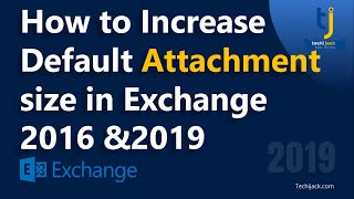 Increase file attachment size exchange 2019  Send Large Attachments [upl. by Guillema]