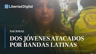 Dos jóvenes en estado grave tras ser apuñalados en una presunta pelea de bandas latinas [upl. by Katti]