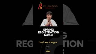 QD Learning Spring Registration Opens at November 08 [upl. by Oidivo]