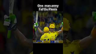 Faf du plesis save csk fafduplessisonemanarmycskvssrhshorts [upl. by Xad258]