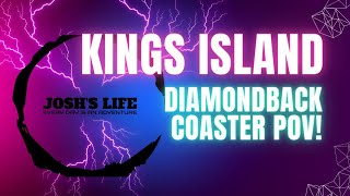 Kings Island diamond back roller coaster [upl. by Hairehcaz]