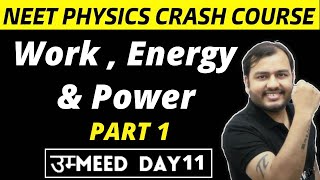 Work Energy and Power 01 Work Kinetic Energy WorkEnergy Theorem  NEET Physics Crash Course [upl. by Assirehc]