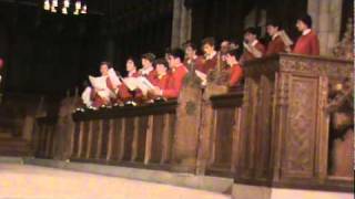 Choir of Eton College England at Princeton University Chapel April 6 2011 [upl. by Wildermuth545]