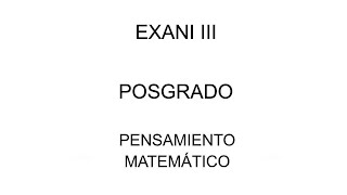 EXANI III 2024 Examen simulador EXANIIII [upl. by Anum]