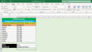 MS Excel the errors and the IFERROR function [upl. by Bassett]