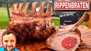 RIPPENBRATEN vom Spanferkel  Klaus grillt [upl. by Lledniuq331]