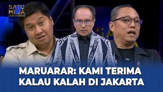 Saling Sanggah Deddy Sitorus VS Maruarar Sirait Soal Tingkat Kepercayaan Publik  SATU MEJA [upl. by Susejedesoj]